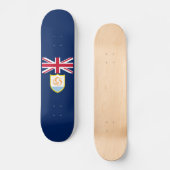 Patriotic Anguilla Flag Skateboard (Vorderseite)