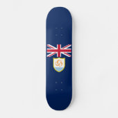 Patriotic Anguilla Flag Skateboard (Vorderseite)