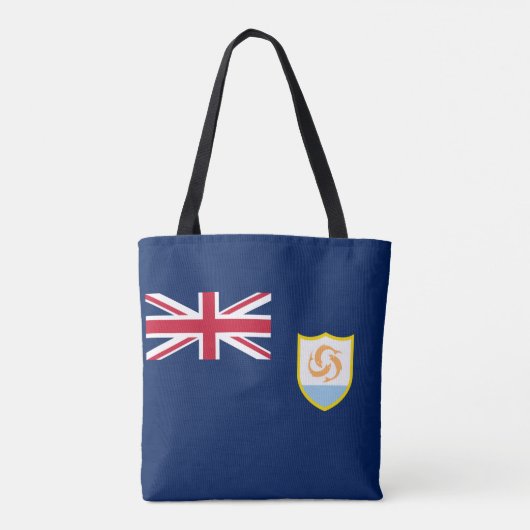 Patriotic Anguilla Flag Tasche (Rückseite)