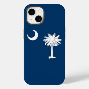 Patriotic Apple 14 Case-Mate, South Carolina-Flagg Case-Mate iPhone 14 Hülle