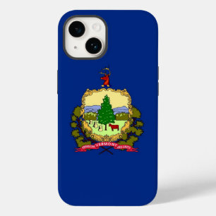 Patriotic Apple Case-Mate 14, Flagge Vermont iPhone 14 Hülle