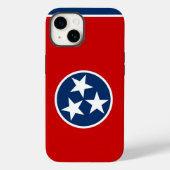 Patriotic Apple Case-Mate 14, Tennessee-Flagge Case-Mate iPhone Hülle (Rückseite)