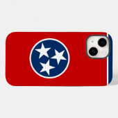 Patriotic Apple Case-Mate 14, Tennessee-Flagge Case-Mate iPhone Hülle (Rückseite (Horizontal))