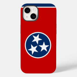 Patriotic Apple Case-Mate 14, Tennessee-Flagge iPhone 14 Hülle