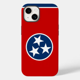 Patriotic Apple Case-Mate 14, Tennessee-Flagge iPhone 14 Hülle
