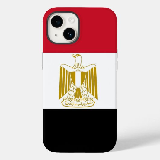 Patriotic Apple Case Mate, Ägypten Flag Case-Mate (Rückseite)
