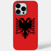 Patriotic Apple Case-Mate, Albanien-Flaggenpartner Case-Mate iPhone Hülle (Rückseite)