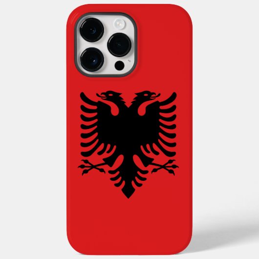 Patriotic Apple Case-Mate, Albanien-Flaggenpartner Case-Mate iPhone Hülle (Rückseite)