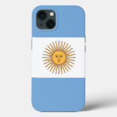 Patriotic Apple Case Mate, Argentinienflagge (Rückseite)