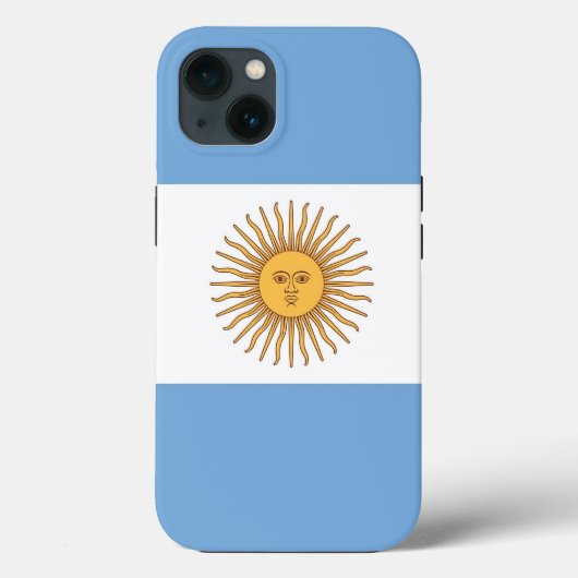 Patriotic Apple Case Mate, Argentinienflagge (Rückseite)