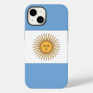 Patriotic Apple Case-Mate, Argentiniens Flaggen Ca Case-Mate iPhone 14 Hülle