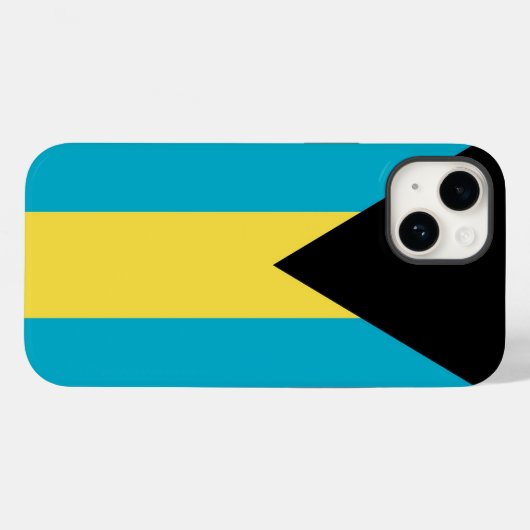 Patriotic Apple Case-Mate, Bahamas-Flag Case-Mate iPhone Hülle (Rückseite (Horizontal))