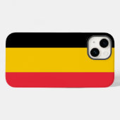 Patriotic Apple Case Mate, Belgien Flag Case Mate (Rückseite (Horizontal))