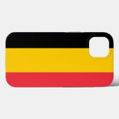 Patriotic Apple Case Mate, belgische Flagge (Rückseite (Horizontal))