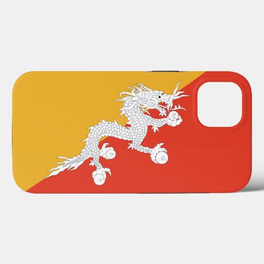Patriotic Apple Case Mate, Bhutan Flag (Rückseite (Horizontal))
