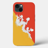 Patriotic Apple Case Mate, Bhutan Flag (Rückseite)