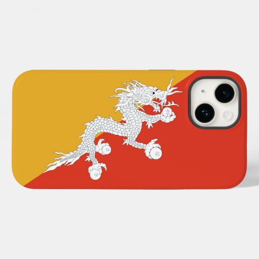 Patriotic Apple Case Mate, Bhutan Flag Case-Mate i (Rückseite (Horizontal))