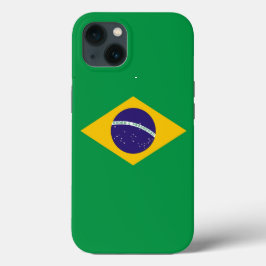 Patriotic Apple Case Mate, Brasilien-Flagge