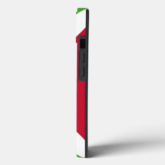 Patriotic Apple Case-Mate, Burundi-Flagge Case-Mate iPhone Hülle (Rückseite / Links)