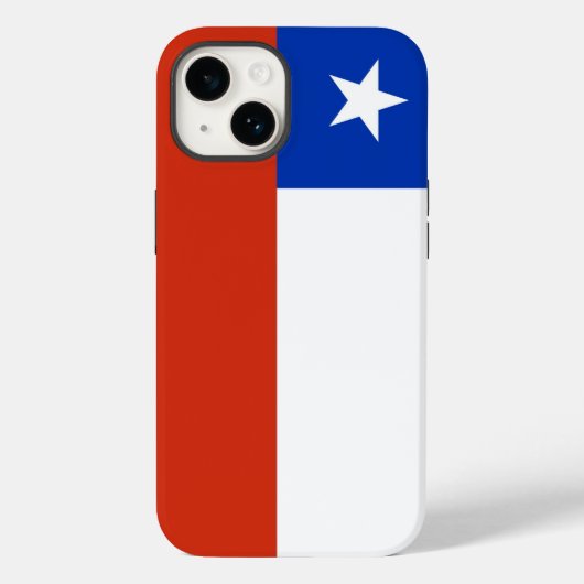 Patriotic Apple Case-Mate, Chile-Flag Case-Mate iP Case-Mate iPhone Hülle (Rückseite)