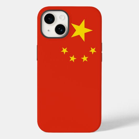 Patriotic Apple Case Mate, China Flag Case-Mate iP (Rückseite)