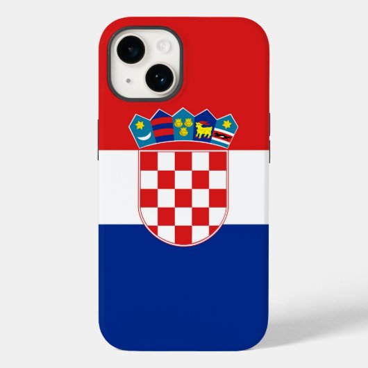 Patriotic Apple Case Mate, Croatia Flag Case Mate (Rückseite)