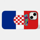 Patriotic Apple Case Mate, Croatia Flag Case Mate (Rückseite (Horizontal))