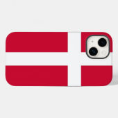 Patriotic Apple Case Mate, Dänemark Flag Case Mate (Rückseite (Horizontal))