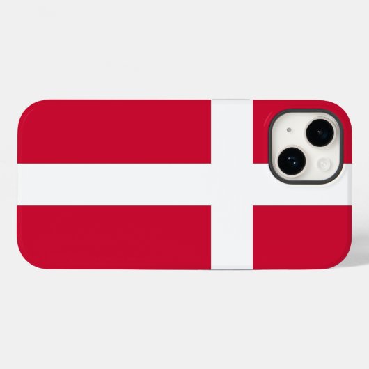 Patriotic Apple Case Mate, Dänemark Flag Case Mate (Rückseite (Horizontal))