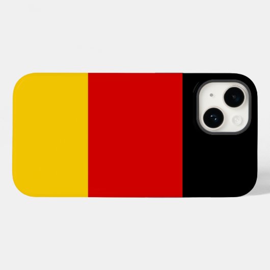 Patriotic Apple Case Mate, Deutschland Flag Case M (Rückseite (Horizontal))