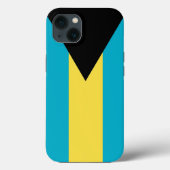 Patriotic Apple Case-Mate, Flagge Bahamas Case-Mate iPhone Hülle (Rückseite)
