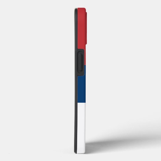 Patriotic Apple Case-Mate, Flagge Serbiens Case-Mate iPhone Hülle (Rückseite / Rechts)
