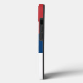 Patriotic Apple Case-Mate, Flagge Serbiens Case-Mate iPhone Hülle (Rückseite / Links)