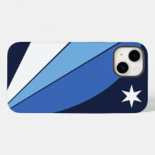Patriotic Apple Case Mate, Flagge von Columbia Cit (Rückseite (Horizontal))