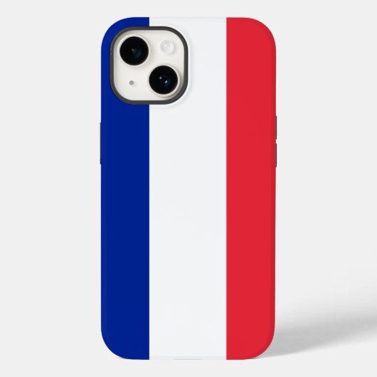Patriotic Apple Case-Mate, Frankreich Case-Mate iP iPhone Hülle (Rückseite)