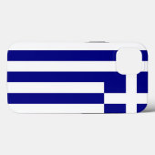 Patriotic Apple Case Mate, griechische Flagge (Rückseite (Horizontal))