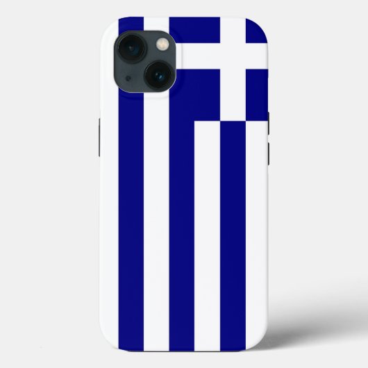 Patriotic Apple Case Mate, griechische Flagge (Rückseite)