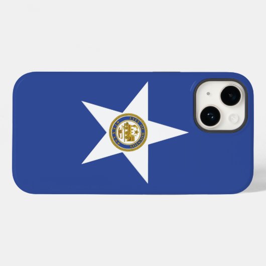 Patriotic Apple Case Mate, Houston Flag (Rückseite (Horizontal))