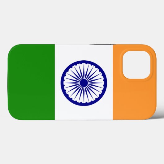 Patriotic Apple Case Mate, Indiens Flagge (Rückseite (Horizontal))