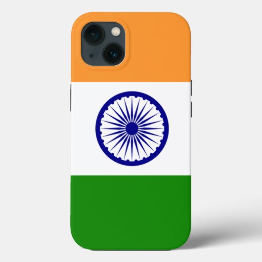 Patriotic Apple Case Mate, Indiens Flagge (Rückseite)