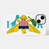 Patriotic Apple Case Mate, Jungfrau Islands (Rückseite (Horizontal))