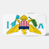 Patriotic Apple Case Mate, Jungfrau Islands (Rückseite (Horizontal))