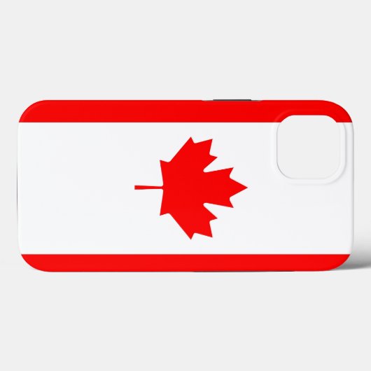 Patriotic Apple Case Mate, Kanada-Flagge (Rückseite (Horizontal))
