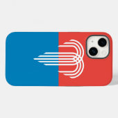 Patriotic Apple Case Mate, Kansas City flagge (Rückseite (Horizontal))