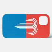 Patriotic Apple Case Mate, Kansas City flagge (Rückseite (Horizontal))