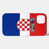 Patriotic Apple Case Mate, Kroatien-Flagge (Rückseite (Horizontal))