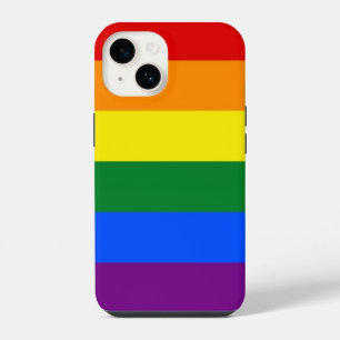 Patriotic Apple Case Mate, LGBT Rainbow Flags Case iPhone 14 Hülle