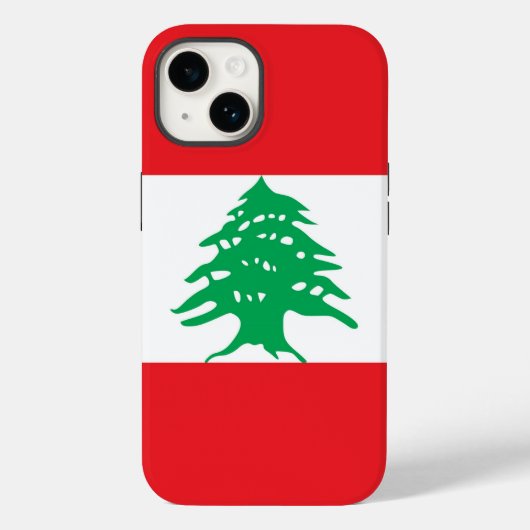 Patriotic Apple Case-Mate, Libanon-Fahndungsmitgli Case-Mate iPhone Hülle (Rückseite)