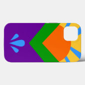 Patriotic Apple Case Mate, Manitou Springs Flag (Rückseite (Horizontal))