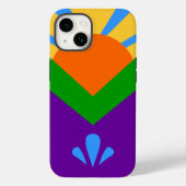 Patriotic Apple Case Mate, Manitou Springs Flag (Rückseite)